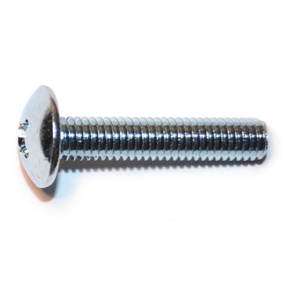 Midwest Fastener M6-1.00 x 30 mm Phillips Truss Machine Screw, Zinc Plated Steel, 12 PK 31325 - main